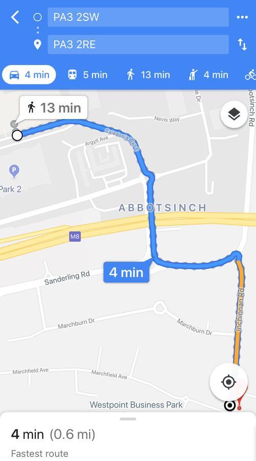 Glasgow Airport Apartments 페이즐리 외부 사진